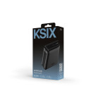 Powerbank KSIX Nano 20.000 mAh, Tamaño de bolsillo, Power Delivery, 22,5 W, Cable USB-C a USB-C, Carga simultánea, Negro
