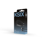 KSIX 12W wall charger, USB-A, + 1 m USB-A to USB-C cable, Black