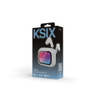KSIX Vision Wireless Headphones, 2.01‘’ TFT display, ANC, Aut. 6+20 h, Touch control, Call, Voice assistance, White