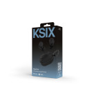 Auriculares inalámbricos KSIX Neutron, USB-C, Diseño Compacto, Mosquetón, 4h+16h auto., Llamadas, Negro