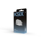 Cargador de red KSIX 12 W, Puerto USB-A, Blanco