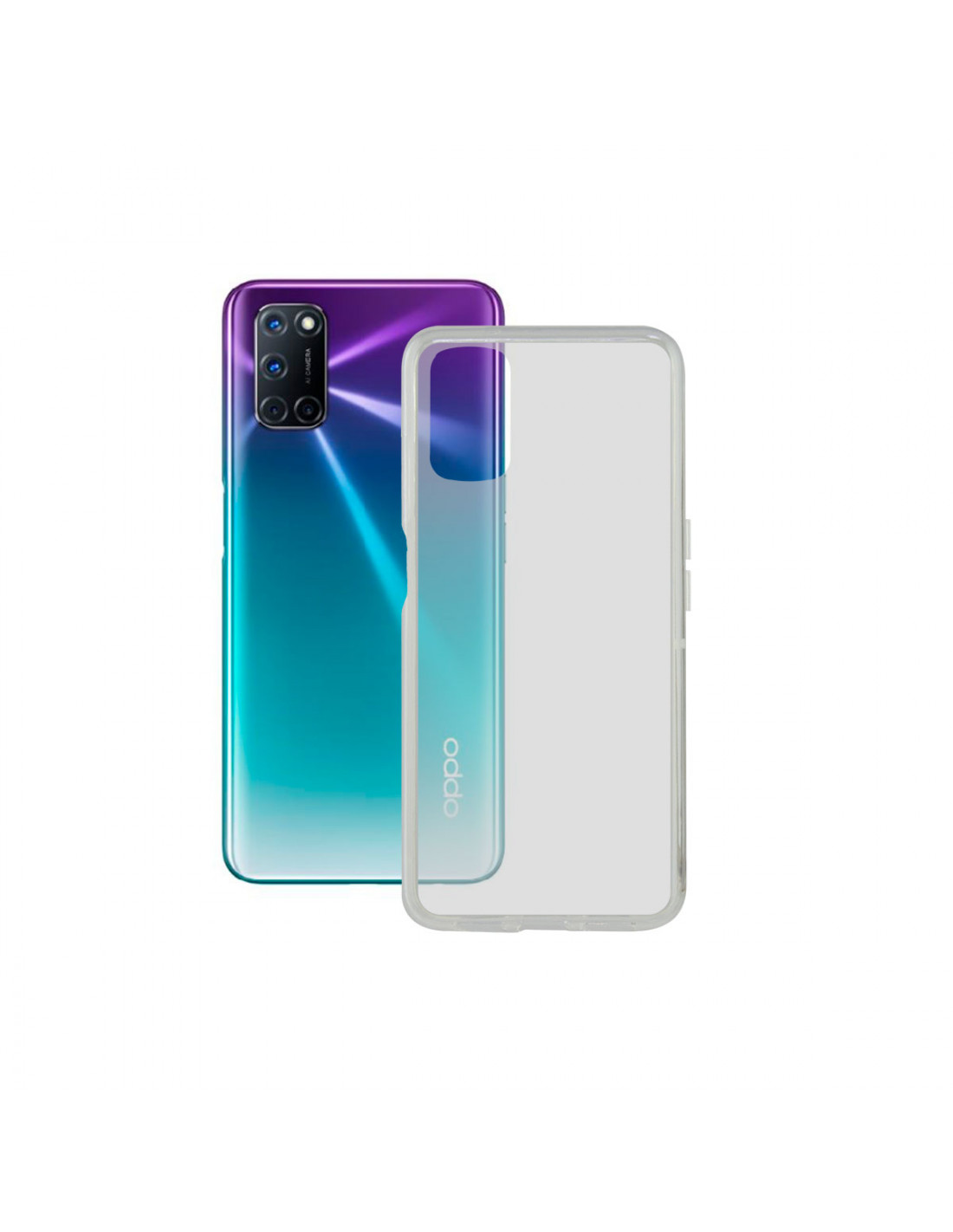 Funda para Oppo A72, Flexible, Transparente