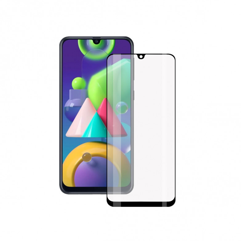 Protector de pantalla para Oppo A72, Vidrio templado, Grosor 0,33 mm, Negro