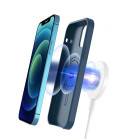 Contact 15W Fast Charge Wireless Charging Base, MagSafe and Qi compatible, ring holder, 1m USB-A to USB-C cable, White