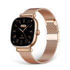 Smartwatch KSIX Iria, Pantalla AMOLED 1.7”, Aut. 4 días, Correa metal y silicona, Modos deporte y salud, Llamadas, Rosa