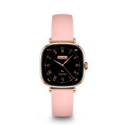 KSIX Iria Smartwatch, 1.7” AMOLED Dis, 4-Day Battery life, Metal & Silicone Straps, Fitness & Health Modes, Calls, Pink