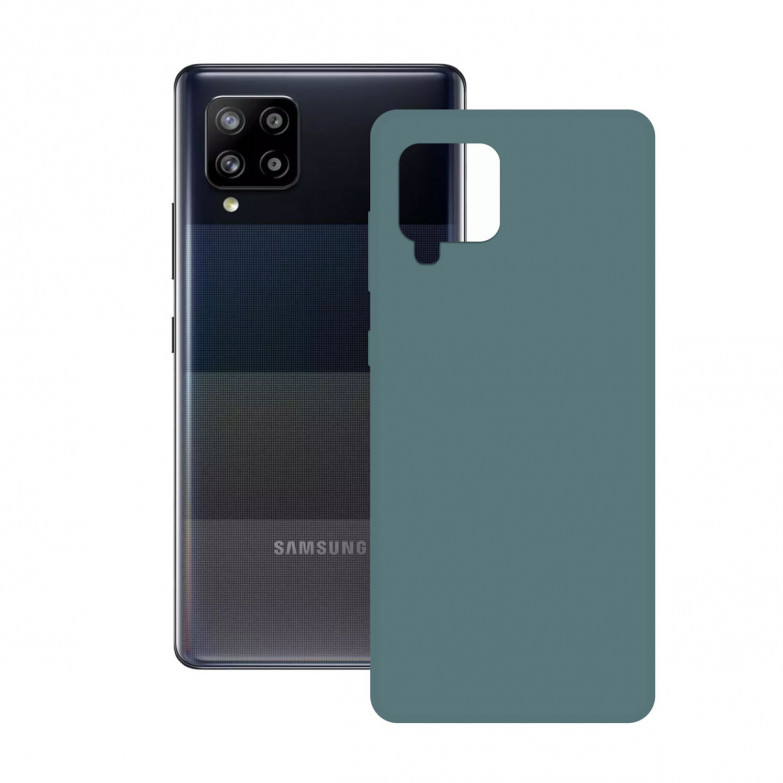 Silk Case For Galaxy A42 Ksix Green