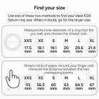 KSIX Saturn smart ring, size XXS , Aut. 3 days, Activity & Health, Sleep Monitor, 5ATM, Gold