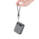 Powerbank KSIX 10.000 mAh, Carga rápida 22,5 W PD, Carga simultánea, Cable Convertible USB-C + lazo, Pantalla LED, Negro