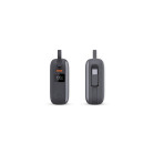 Powerbank KSIX 10.000 mAh, Carga rápida 22,5W Power Delivery, Cables integrados USB-C y Lightning, Pantalla LED, Gris