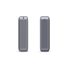 KSIX 20,000 mAh Powerbank, 22.5W Fast Charging PD, Simultaneous Charging, Convertible USB-C + Loop Cable, LED Display, Grey