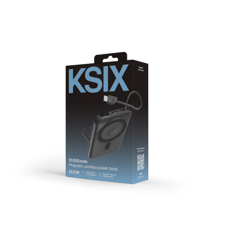 KSIX 10,000 mAh Powerbank, 22.5W PD,...