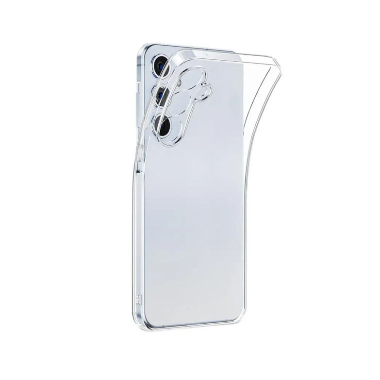 Funda flexible para SAMSUNG GALAXY A16, Antihuellas, Compatible con carga inalámbrica, Transparente