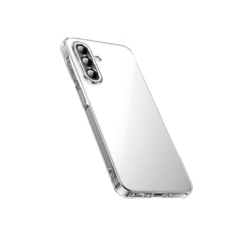 Funda flexible para SAMSUNG GALAXY A26, Antihuellas, Resistente, Compatible con carga inalámbrica, Transparente