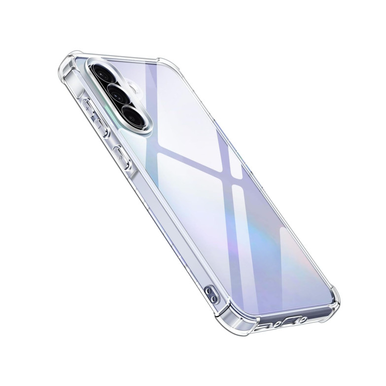 Funda flexible para SAMSUNG GALAXY A36, Antihuellas, Resistente, Compatible con carga inalámbrica, Transparente