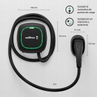 Wallbox Pulsar MAX electric car charger kit + single-phase energy meter + holder, 7.4kW, Single-phase, Type 2, 5m, Black