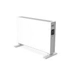 KSIX Blaze smart electric convection heater, 2000W, LED touch screen, 2 types, Tuya app, Remote control, White