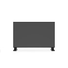 KSIX Blaze smart electric convection heater, 2000W, LED touch screen, 2 types, Tuya app, Remote control, black