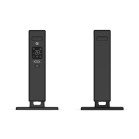 KSIX Blaze smart electric convection heater, 2000W, LED touch screen, 2 types, Tuya app, Remote control, black