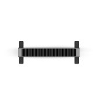 KSIX Blaze smart electric convection heater, 2000W, LED touch screen, 2 types, Tuya app, Remote control, black