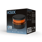 Luz de emergencia KSIX V16, Servicio Alta matricula + verificación GPS, SIM prepagada hasta 2038, Pila incl, Homologada DGT