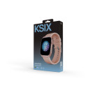 Smartwatch KSIX Urban Move, Pantalla AMOLED 2.06”, Aut. 5 días, Modo deporte y salud, Manos libres, IP67, Rosa