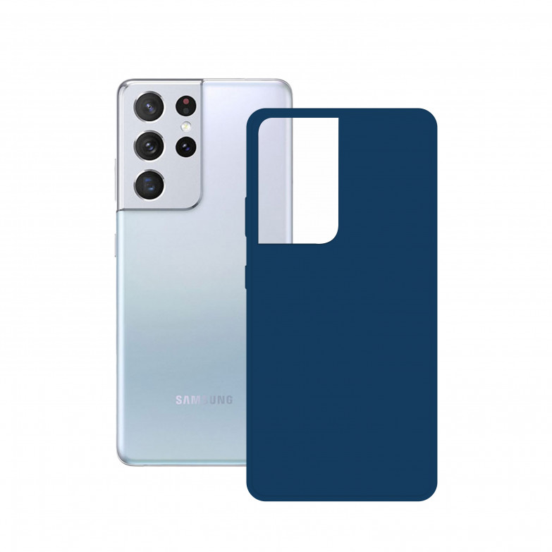 Funda para Samsung Galaxy S21 Ultra, Flexible, Azul