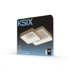 KSIX Phenomena SmartLED ceiling light, CCT, 45 cm, 5.850 lm, 45 W, Tuya Smart app, Voice assistants, White