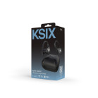 KSIX Sport Buds 2 wireless earphones, Ear-hook design, 7+25 h autonomy, Touch control, Calls, Voice assistants, Black