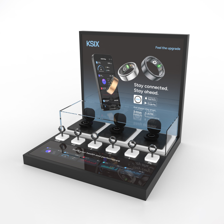 KSIX Ring Display, 38 x 34,5 x 36 cm,...