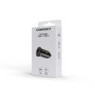 Contact 20 W car charger, Fast charge, Power Delivery and Quick Charge 3.0, Multiport, Black