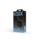 Auriculares inalámbricos KSIX UltimAI, Aut. 20 + 6 horas, IA integrada, Traducción simultánea, Llamadas, Asist. de voz, Negro