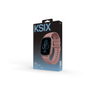 Smartwatch KSIX Pulse, Pantalla 1.83”, Aut. 4 días, Modo deporte y salud, Llamadas, IP68, Rosa