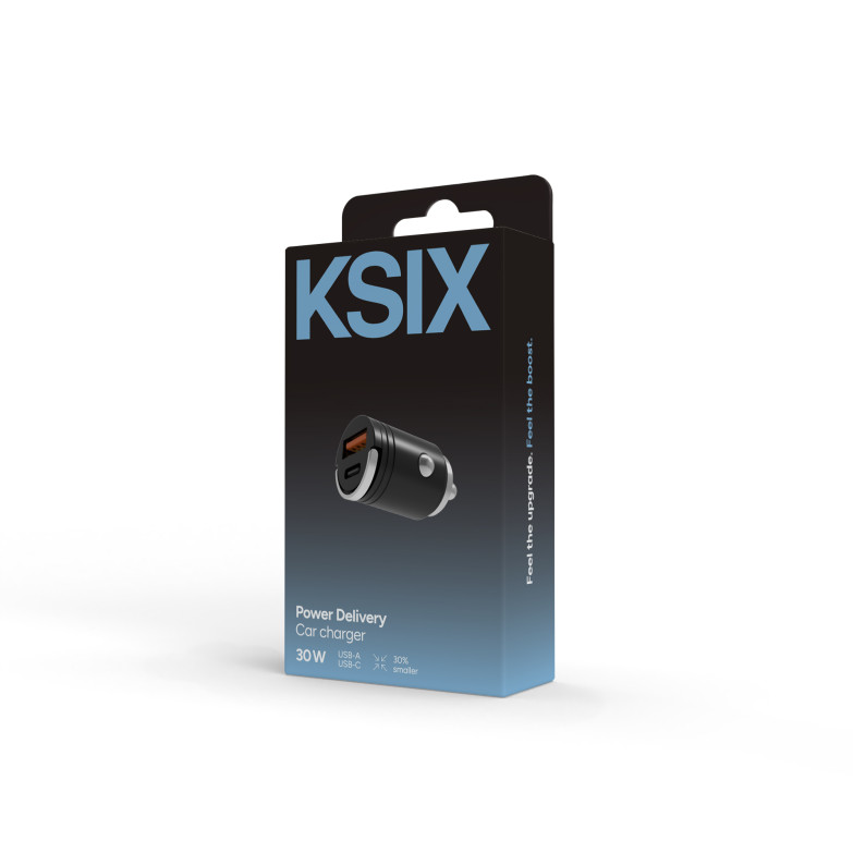 KSIX 30W Ultra-Fast Car Charger with...