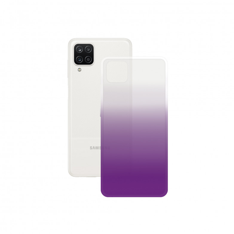 Funda para Samsung Galaxy A12, TPU, Morada