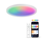 KSIX Halo 2 SmartLED Ceiling Light, RGBIC + CCT, Ø 37 cm, 3,200 lm, 240 LEDs, 26 W, Tuya Smart App, White