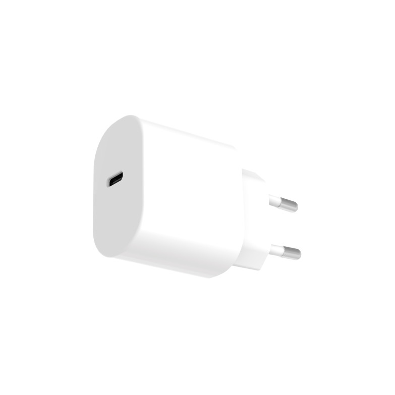Contact 30W Wall charger, Power Delivery, ultra-fast charging, USB-C port, white