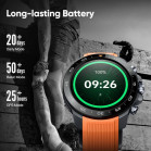 Smartwatch Mibro GS Explorer S, Estadísticas pádel, GPS, 10 ATM, Pantalla AMOLED 1,32’’, Aut. 20 días, Negro