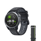Mibro GS Active 2 Smartwatch, Padel statistics, GPS, 5ATM, 1.32" AMOLED screen, 20-day battery life, Black