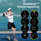 Smartwatch Mibro GS Active 2, Estadísticas pádel, GPS, 5ATM, Pantalla AMOLED 1,32’’, Aut. 20 días, Negro