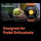 Smartwatch Mibro GS Explorer S, Estadísticas pádel, GPS, 10 ATM, Pantalla AMOLED 1,32’’, Aut. 20 días, Negro